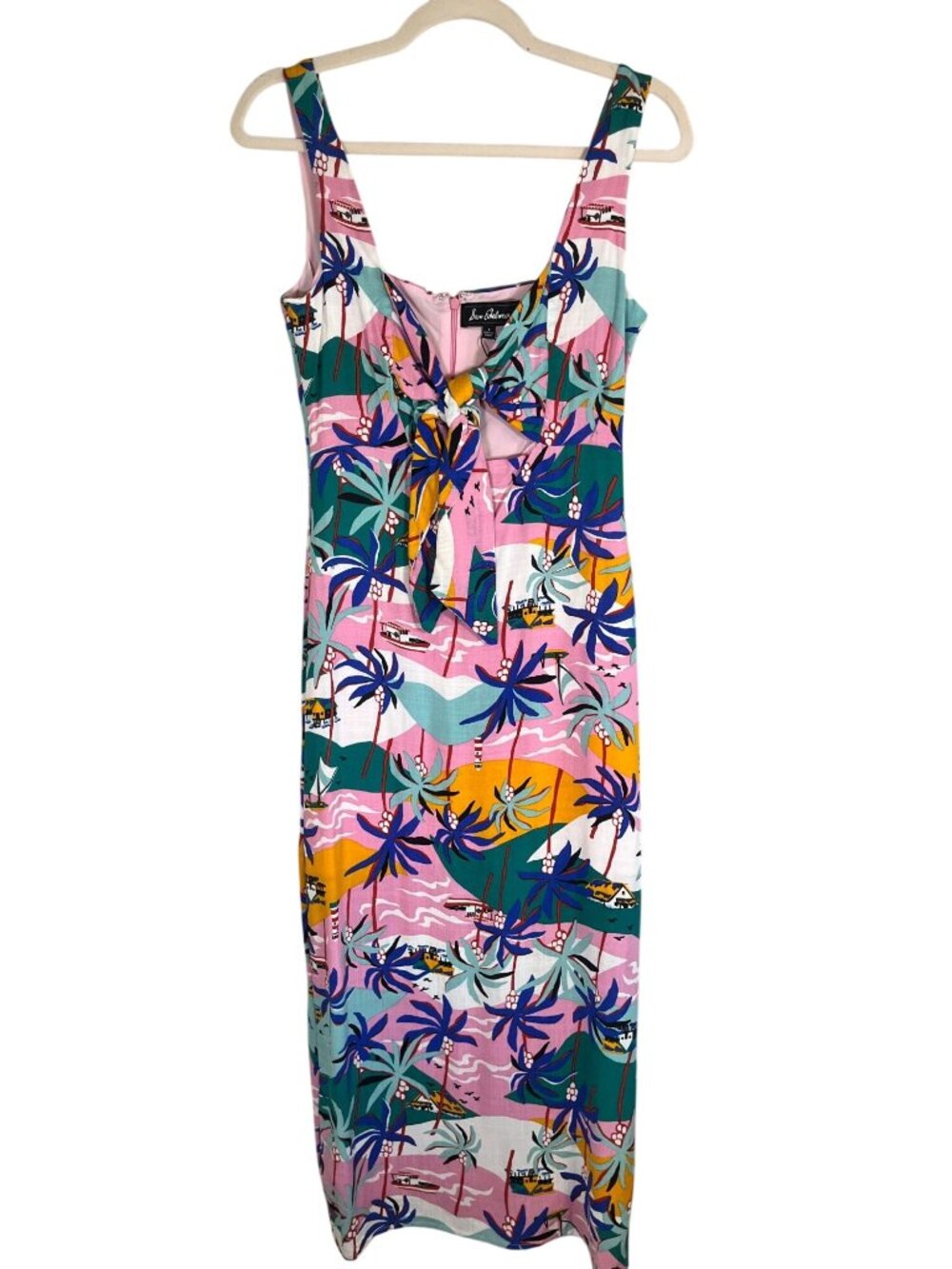 Colorful Floral Tank Maxi Dress 4 Tropical Preppy Festival Babydoll Resort Chic